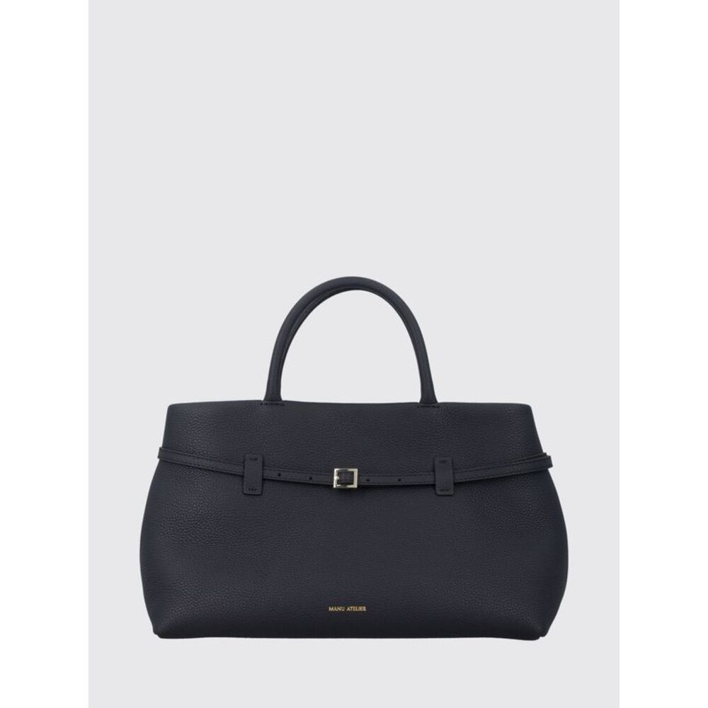 Manu Atelier Women Le Cambon 35 Grained Calfskin Handbag Manu Atelier